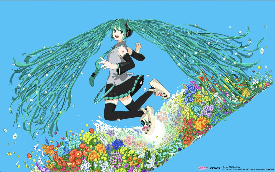 初音ミク × クロックスによるコラボレーション「Jibbitz」が3/7 より発売 (Miku Crocs)