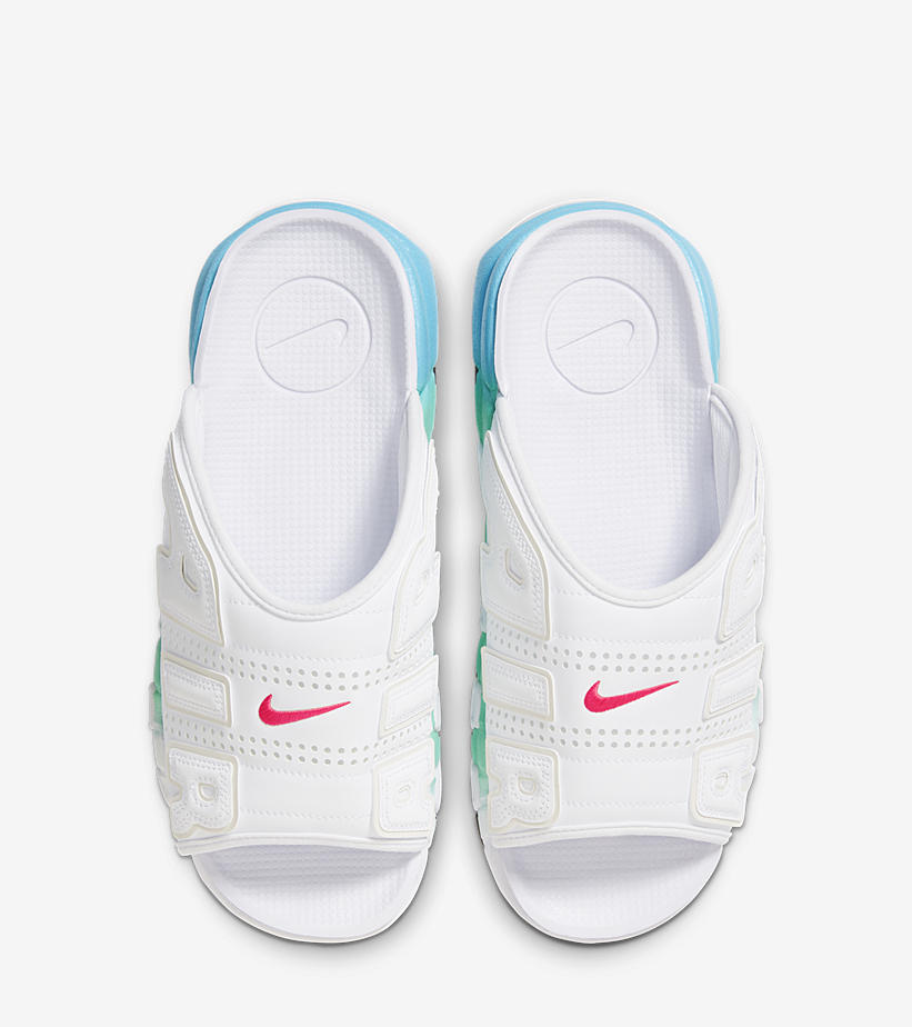 2023年 発売予定！ナイキ エア モア アップテンポ スライド “ホワイトグラデーション” (NIKE AIR MORE UPTEMPO SLIDE “White Gradient”) [FN3437-161]