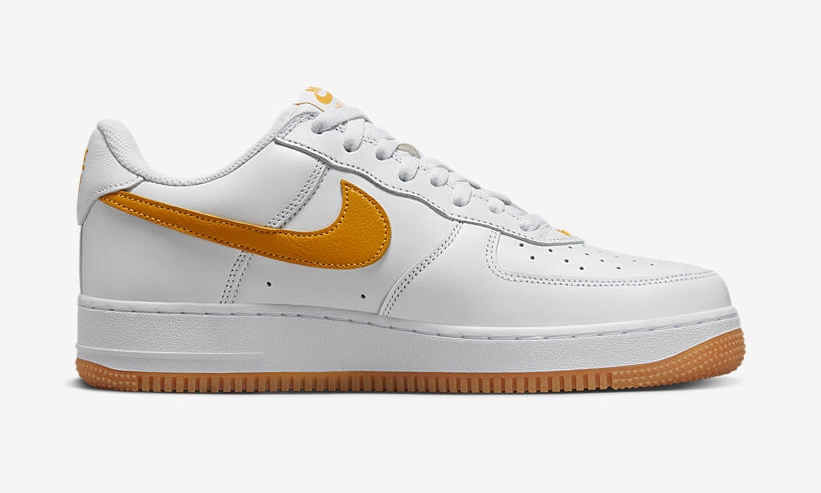 【国内 6/2 発売予定】ナイキ エア フォース 1 レトロ ロー QS “ウォータープルーフ/ホワイト/ゴールド” (NIKE AIR FORCE 1 RETRO LOW QS “Waterproof/White/Gold”) [FD7039-100]