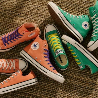 【3/7 発売】太陽を浴びて経年変化したようにデザインした CONVERSE ALL STAR BURNTCOLORS OX/HI (コンバース オールスター バーントカラーズ)