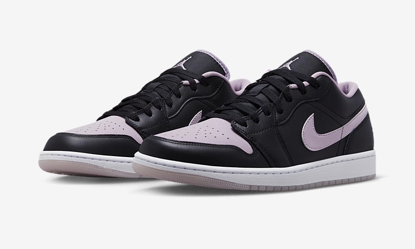 【国内 3/14 発売】ナイキ エア ジョーダン 1 ロー "ブラック/アイスドライラック" (NIKE AIR JORDAN 1 LOW "Black/Iced Lilac") [DV1309-051]