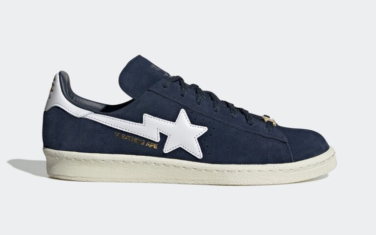 【リーク/2023年 発売予定】A BATHING APE × adidas Originals CAMPUS 80s “Navy” (ア ベイシング エイプ アディダス オリジナルス キャンパス)