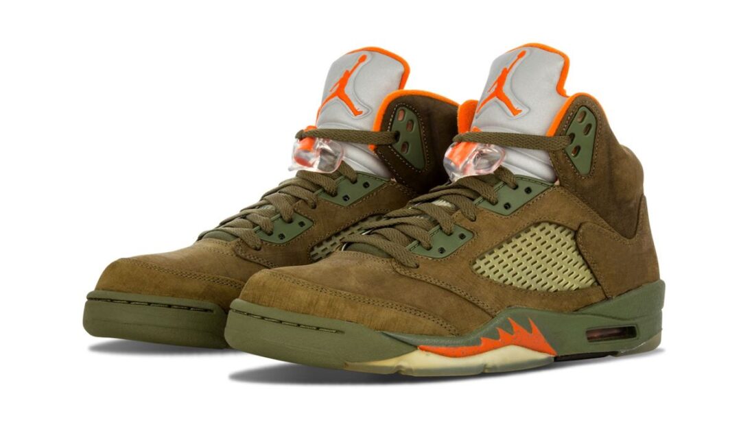 【2024年 3/9 発売】ナイキ エア ジョーダン 5 レトロ “オリーブ” (NIKE AIR JORDAN 5 RETRO “Olive”) [DD0587-308]