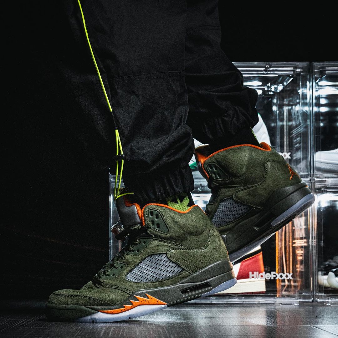 【2024年 3/9 発売】ナイキ エア ジョーダン 5 レトロ “オリーブ” (NIKE AIR JORDAN 5 RETRO “Olive”) [DD0587-308]