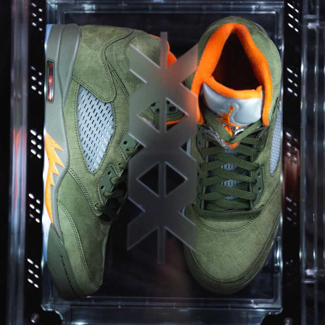 【2024年 3/9 発売】ナイキ エア ジョーダン 5 レトロ “オリーブ” (NIKE AIR JORDAN 5 RETRO “Olive”) [DD0587-308]