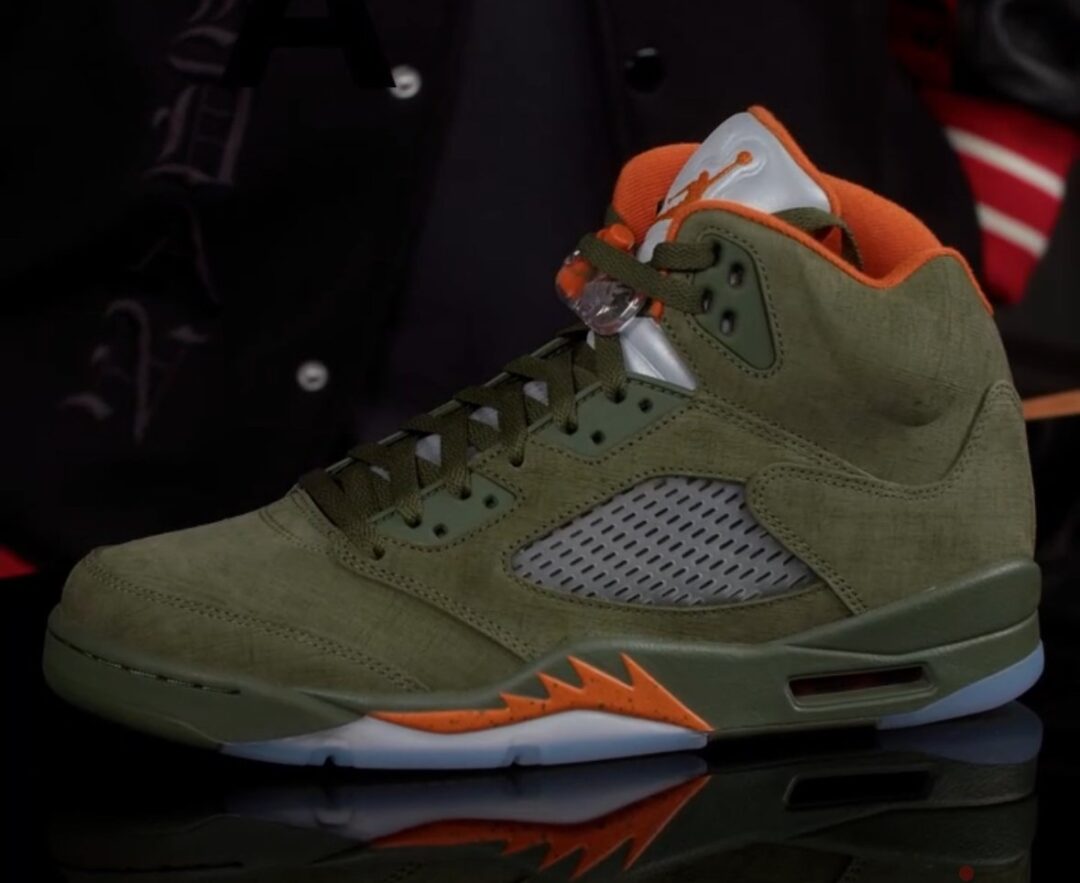 【2024年 3/9 発売】ナイキ エア ジョーダン 5 レトロ “オリーブ” (NIKE AIR JORDAN 5 RETRO “Olive”) [DD0587-308]