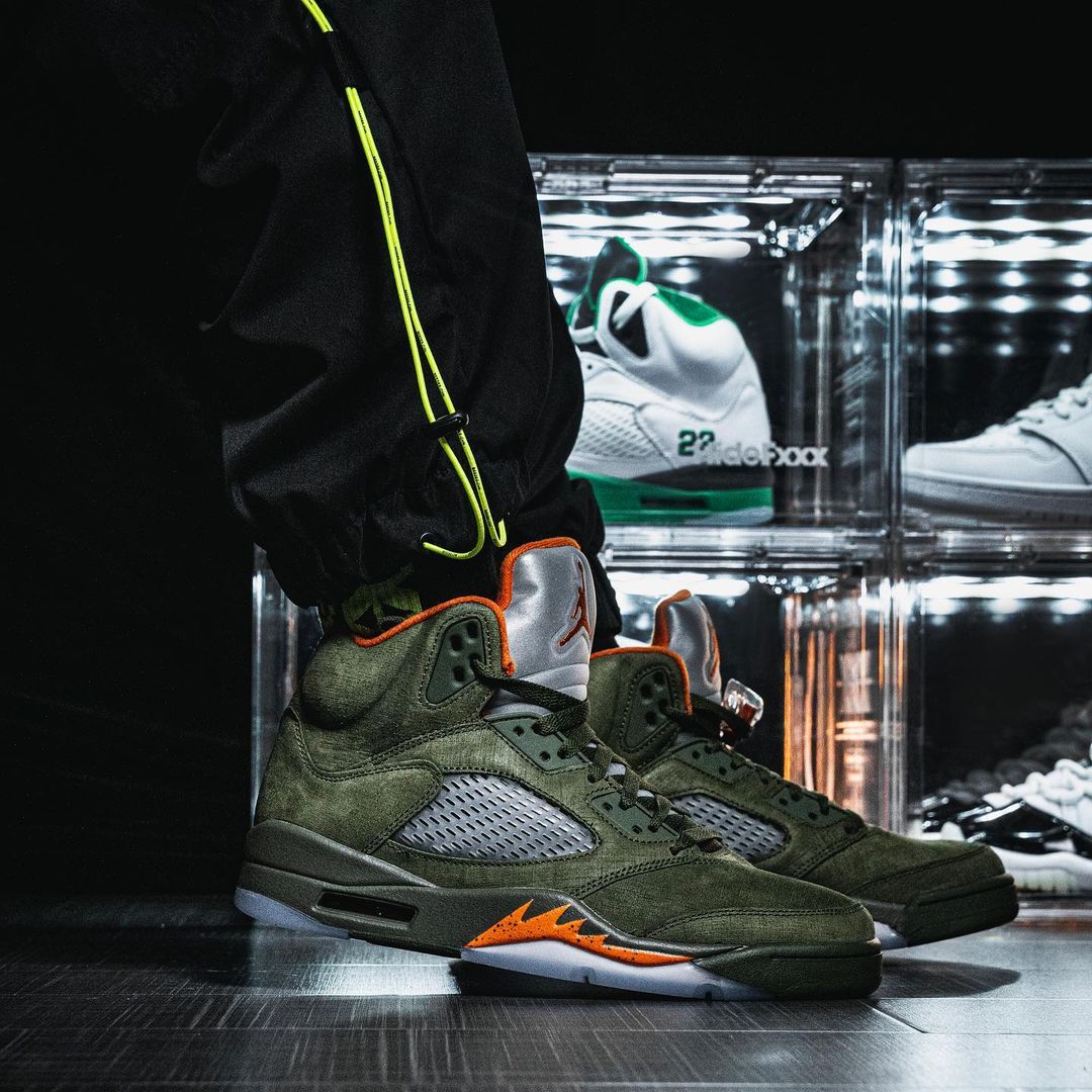 【2024年 3/9 発売】ナイキ エア ジョーダン 5 レトロ “オリーブ” (NIKE AIR JORDAN 5 RETRO “Olive”) [DD0587-308]