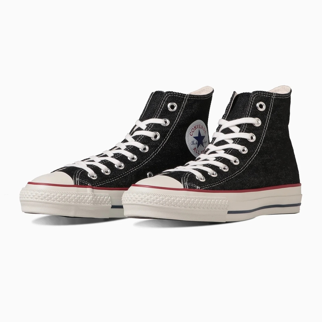 【4/28 発売】アッパーに岡山産のブラックデニム+トリコカラーを採用した CONVERSE ALL STAR J OKAYAMADENIM OX/HI (コンバース オールスター オカヤマデニム)