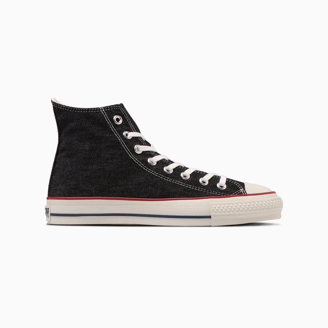 【4/28 発売】アッパーに岡山産のブラックデニム+トリコカラーを採用した CONVERSE ALL STAR J OKAYAMADENIM OX/HI (コンバース オールスター オカヤマデニム)