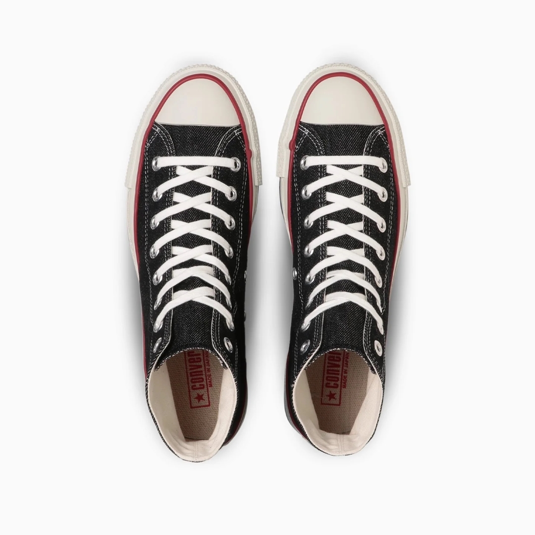 【4/28 発売】アッパーに岡山産のブラックデニム+トリコカラーを採用した CONVERSE ALL STAR J OKAYAMADENIM OX/HI (コンバース オールスター オカヤマデニム)