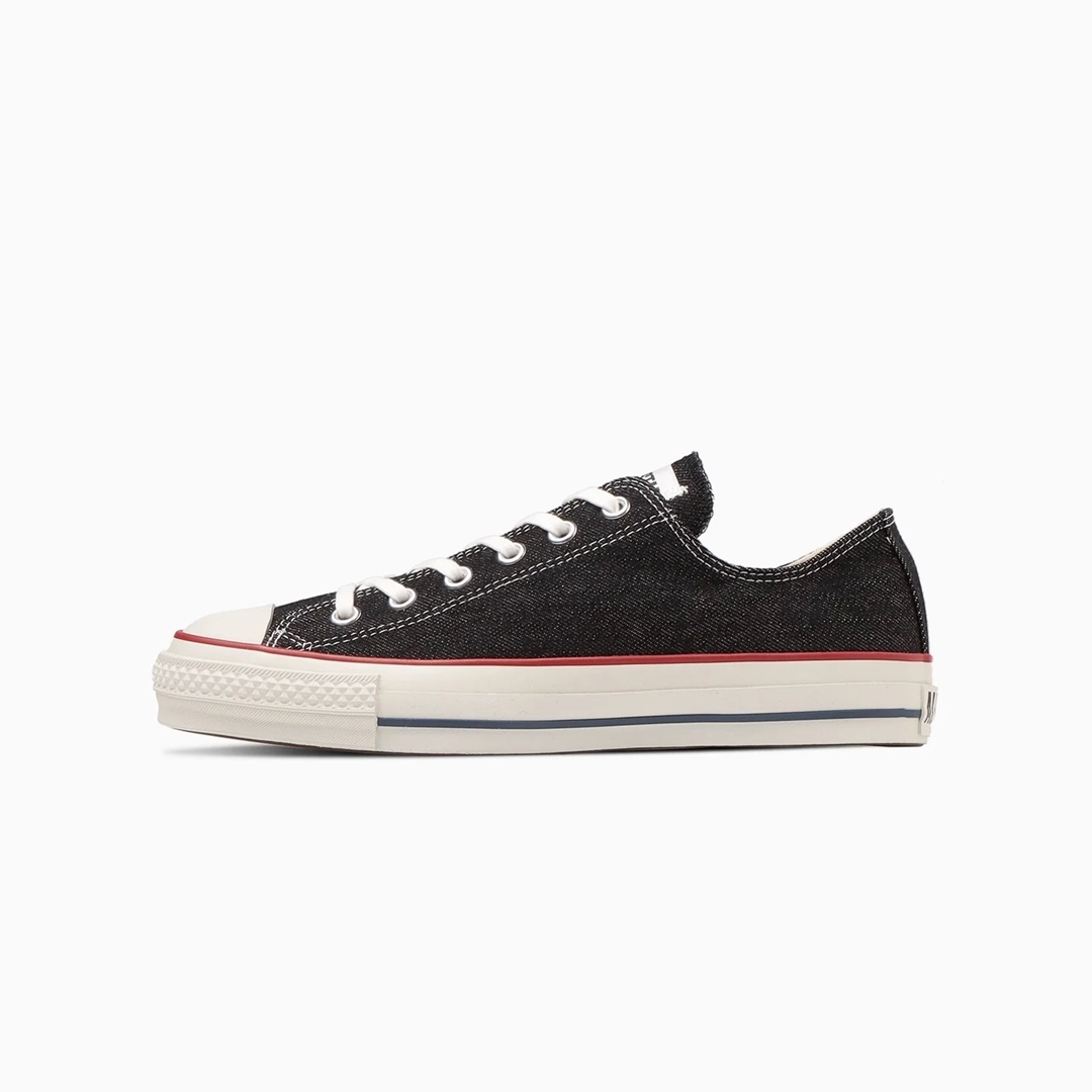 【4/28 発売】アッパーに岡山産のブラックデニム+トリコカラーを採用した CONVERSE ALL STAR J OKAYAMADENIM OX/HI (コンバース オールスター オカヤマデニム)