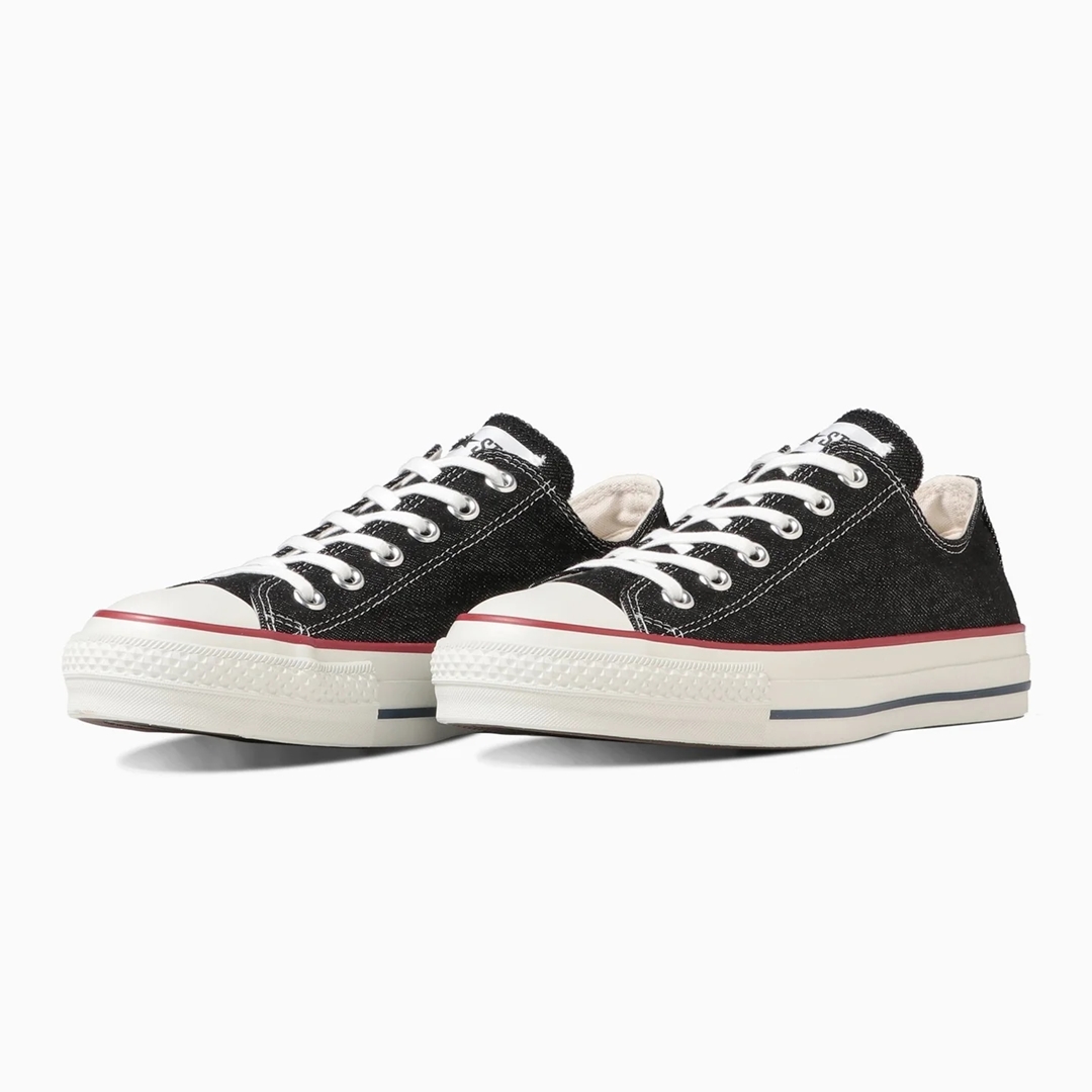 【4/28 発売】アッパーに岡山産のブラックデニム+トリコカラーを採用した CONVERSE ALL STAR J OKAYAMADENIM OX/HI (コンバース オールスター オカヤマデニム)