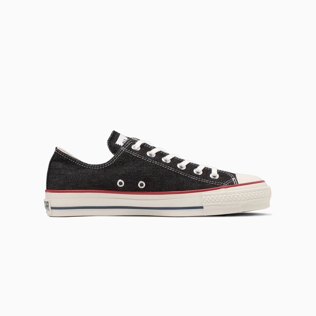 【4/28 発売】アッパーに岡山産のブラックデニム+トリコカラーを採用した CONVERSE ALL STAR J OKAYAMADENIM OX/HI (コンバース オールスター オカヤマデニム)