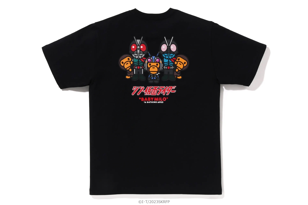 映画「シン・仮面ライダー」× A BATHING APE コラボレーションが4/29 発売 (ア ベイシング エイプ)