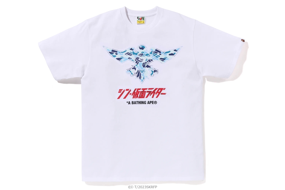 映画「シン・仮面ライダー」× A BATHING APE コラボレーションが4/29 発売 (ア ベイシング エイプ)