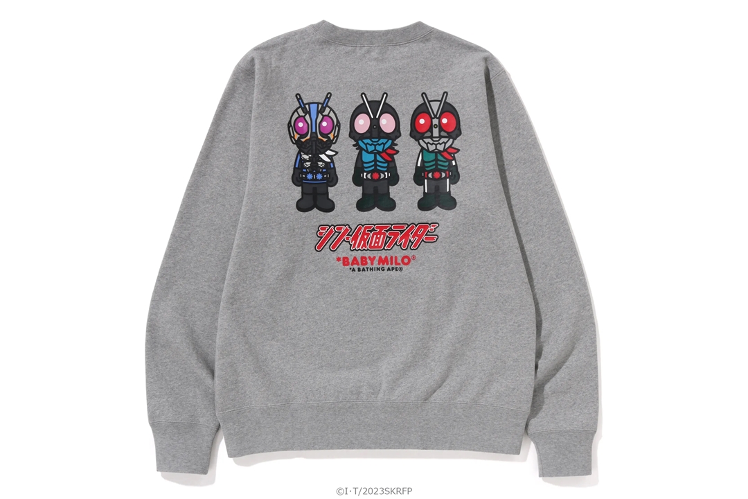 映画「シン・仮面ライダー」× A BATHING APE コラボレーションが4/29 発売 (ア ベイシング エイプ)