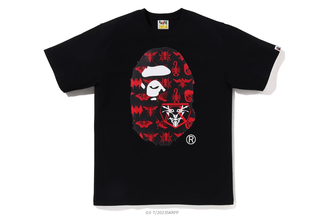 映画「シン・仮面ライダー」× A BATHING APE コラボレーションが4/29 発売 (ア ベイシング エイプ)