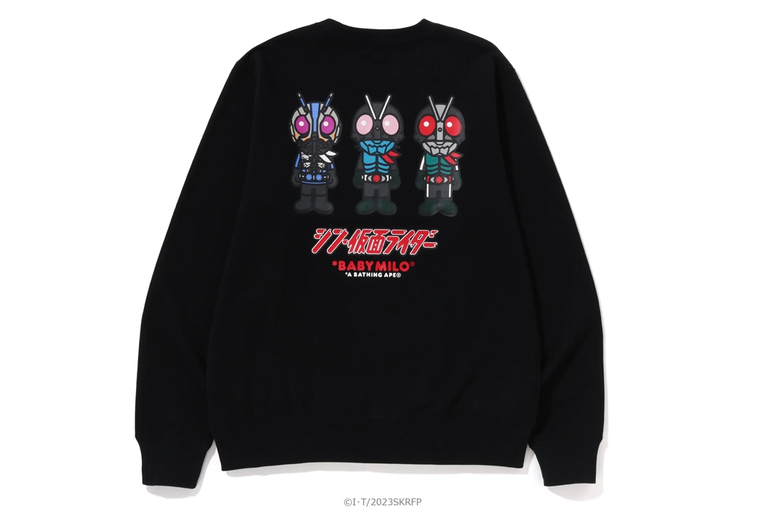 映画「シン・仮面ライダー」× A BATHING APE コラボレーションが4/29 発売 (ア ベイシング エイプ)