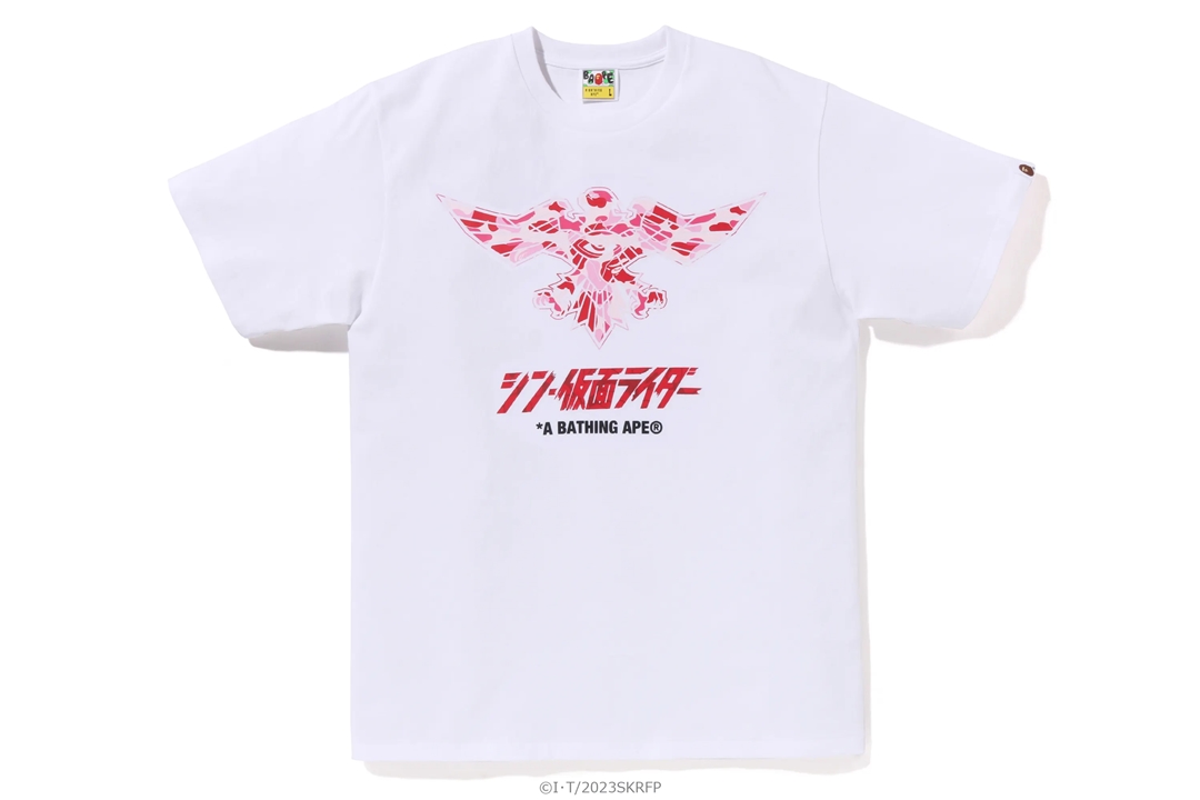 映画「シン・仮面ライダー」× A BATHING APE コラボレーションが4/29 発売 (ア ベイシング エイプ)