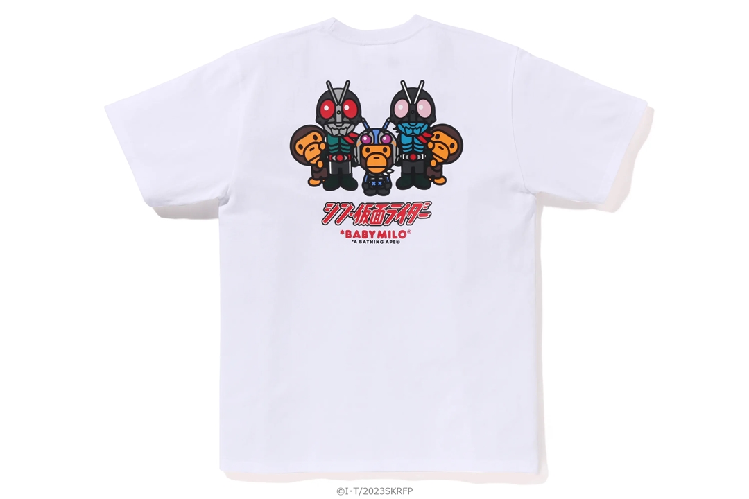 映画「シン・仮面ライダー」× A BATHING APE コラボレーションが4/29 発売 (ア ベイシング エイプ)