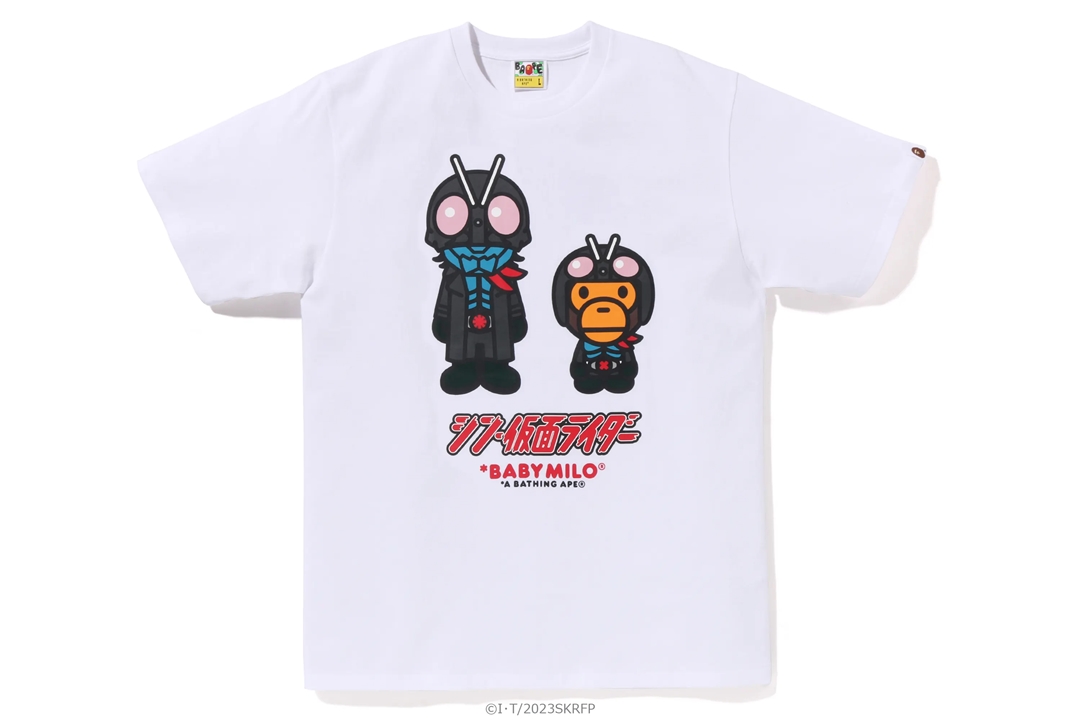 映画「シン・仮面ライダー」× A BATHING APE コラボレーションが4/29 発売 (ア ベイシング エイプ)