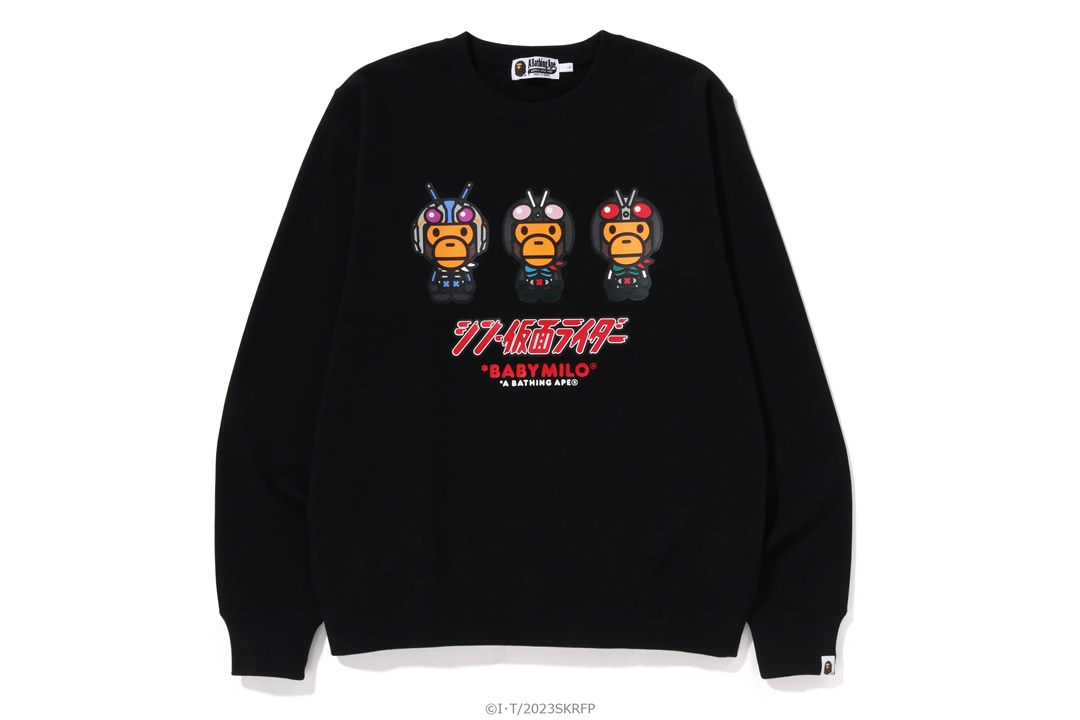 映画「シン・仮面ライダー」× A BATHING APE コラボレーションが4/29 発売 (ア ベイシング エイプ)