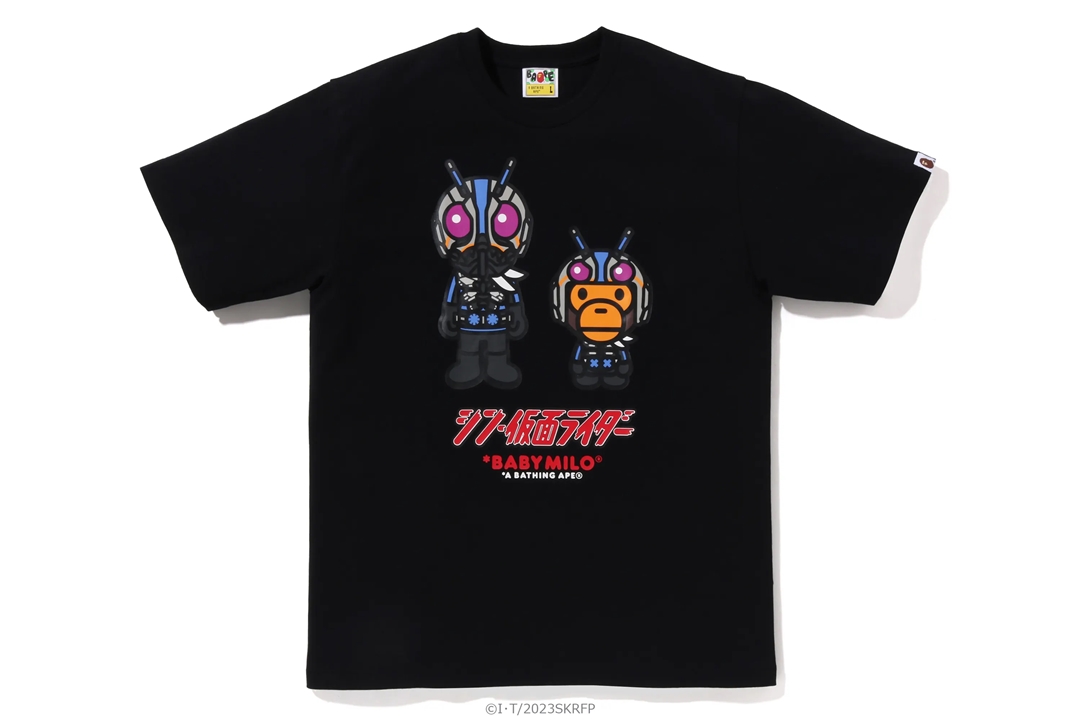 映画「シン・仮面ライダー」× A BATHING APE コラボレーションが4/29 発売 (ア ベイシング エイプ)