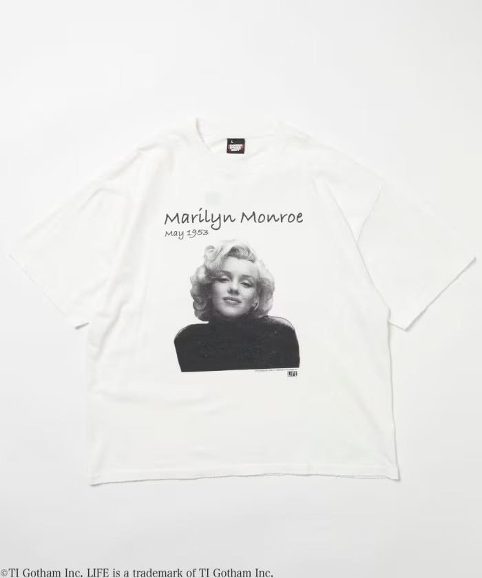 FREAK’S STOREにてLIFE別注「マリリン・モンロー/Marilyn Monroe」フォトコラージュTEEが発売 (フリークスストア)