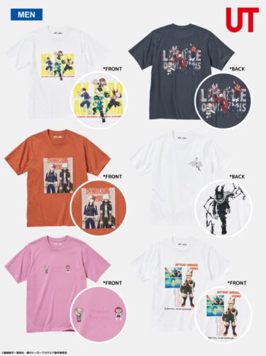 僕のヒーローアカデミア × UNIQLO UT コラボレーションが6/23 発売 (ユニクロ My Hero Academia)