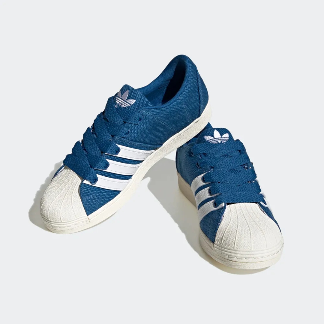 【国内 4/20 発売】adidas Originals SST SUPERMODIFIED HEMP “Dark Marine/White” (アディダス オリジナルス エスエスティ スーパーモディファイド ヘンプ “ダークマリーン/ホワイト”) [FZ6368]