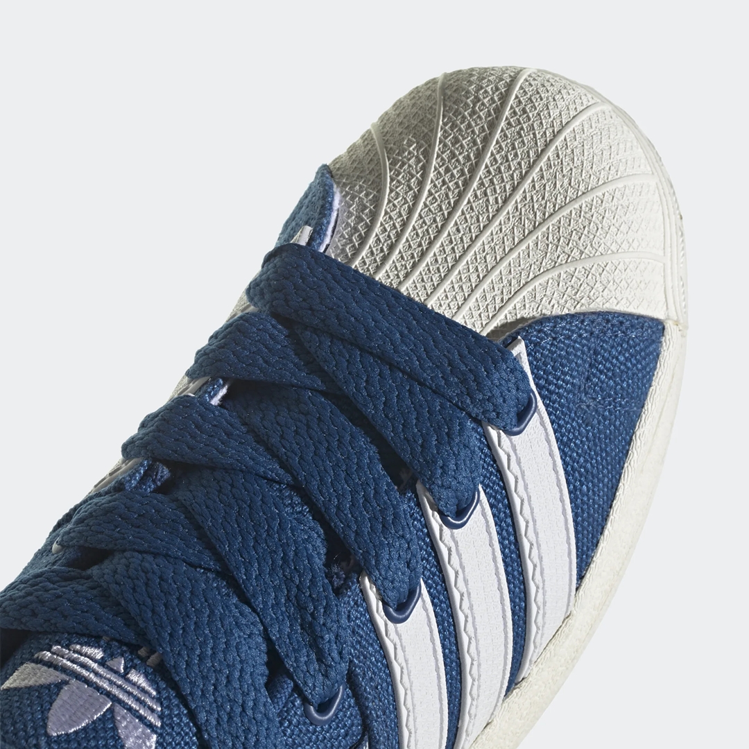 【国内 4/20 発売】adidas Originals SST SUPERMODIFIED HEMP “Dark Marine/White” (アディダス オリジナルス エスエスティ スーパーモディファイド ヘンプ “ダークマリーン/ホワイト”) [FZ6368]