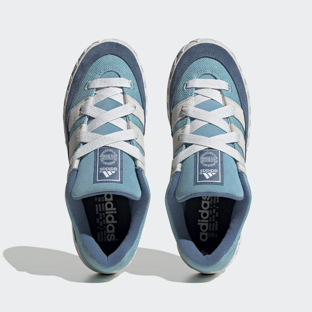 【国内 4/20 発売】adidas Originals ADIMATIC “Preloved Blue” (アディダス オリジナルス アディマティック “プリラブドブルー”) [HQ6907]