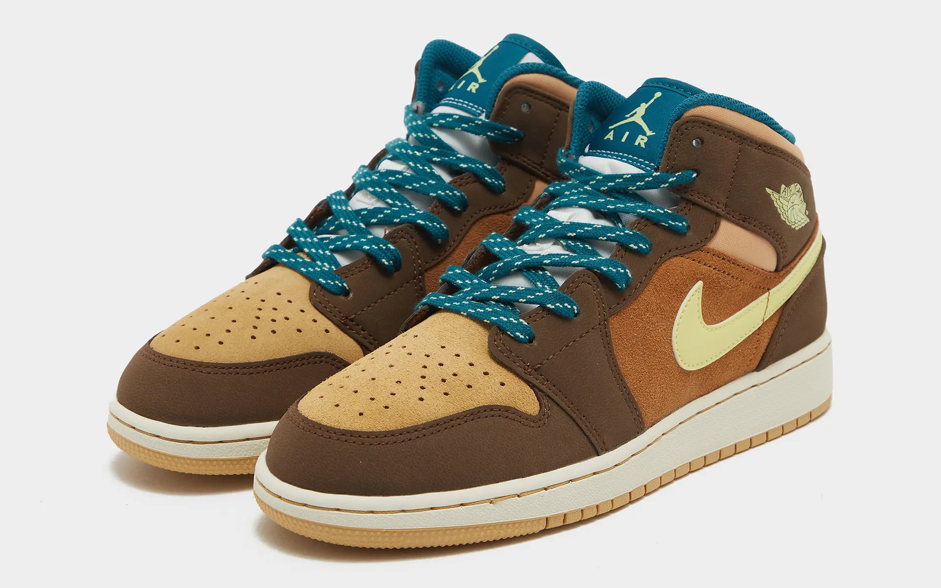 【国内 9/5 発売予定】ナイキ エア ジョーダン 1 ミッド ”カカオワウ/ジオードティール” (NIKE AIR JORDAN 1 MID “Cacao Wow/Geode Teal”) [DZ6335-200]