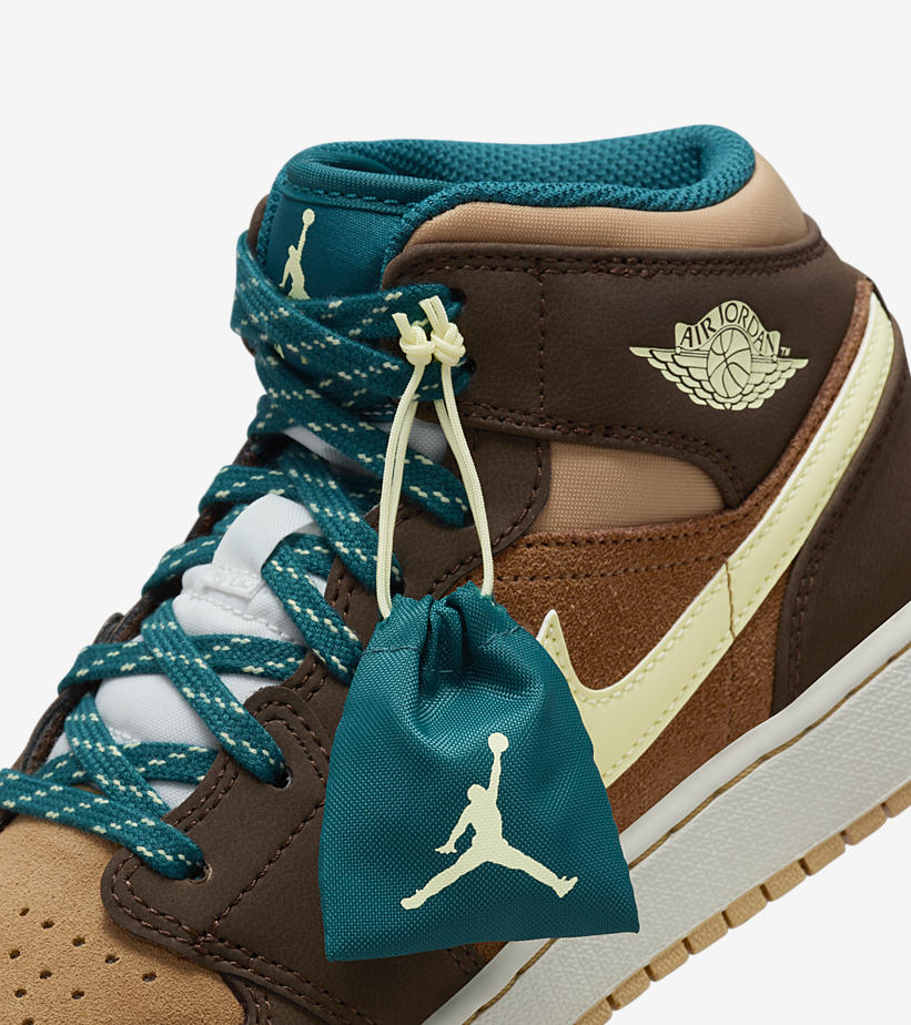 【国内 9/5 発売予定】ナイキ エア ジョーダン 1 ミッド ”カカオワウ/ジオードティール” (NIKE AIR JORDAN 1 MID “Cacao Wow/Geode Teal”) [DZ6335-200]