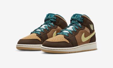 2023年 発売予定！ナイキ エア ジョーダン 1 ミッド ”カカオワウ/ジオードティール” (NIKE AIR JORDAN 1 MID “Cacao Wow/Geode Teal”) [DZ6335-200]