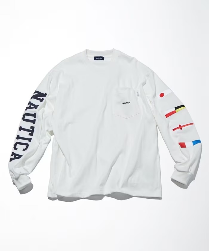 「NAUTICA/ノーティカ」から国際信号機で1983をプリントした”Signal Flags Pocket Tee”が発売！