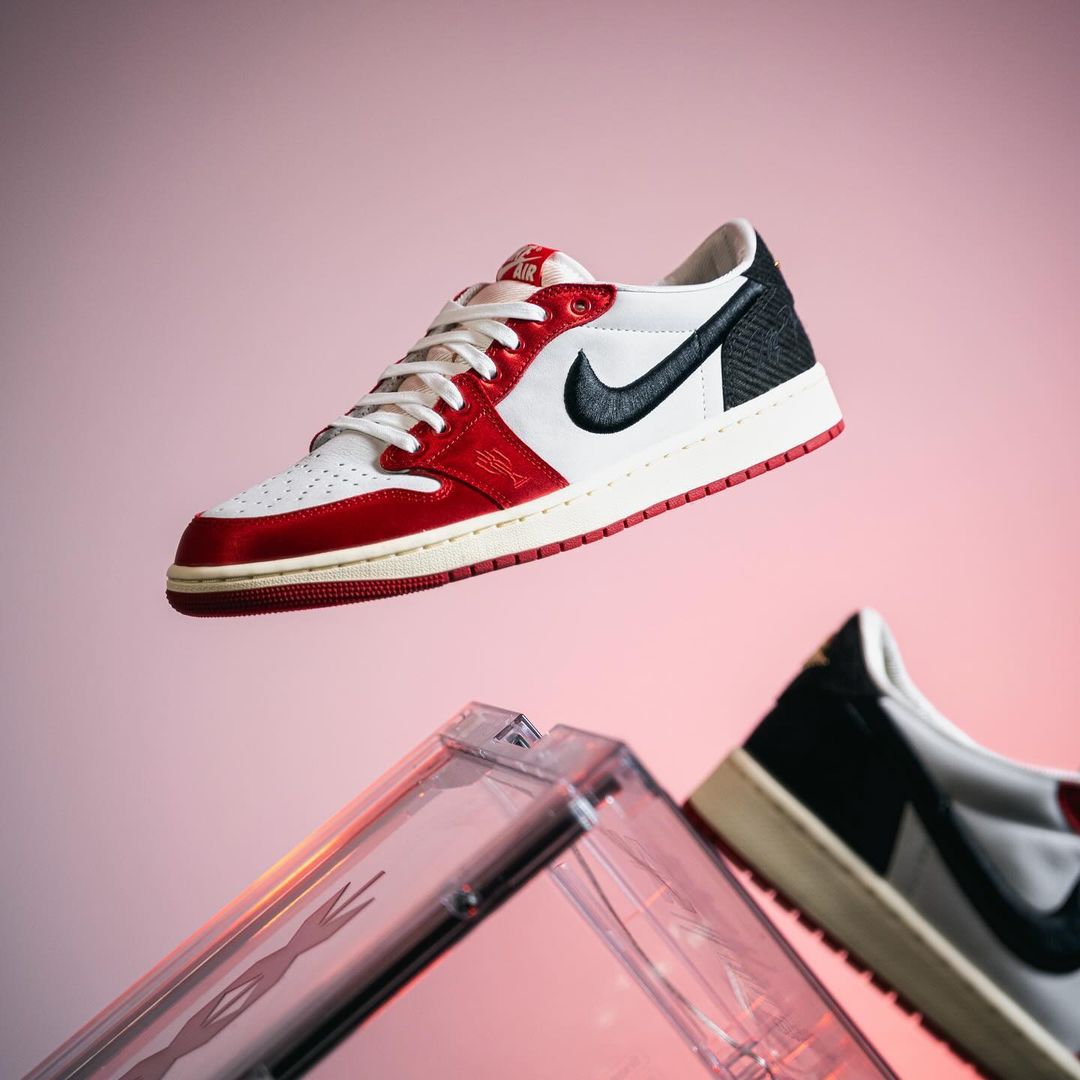 【国内 2024年 3/21 発売】Trophy Room × NIKE AIR JORDAN 1 LOW SP “Black/Sail” “Sail/Black/Vrsity Red” (トロフィールーム ナイキ エア ジョーダン 1 ロー SP “ブラック/セイル” “セイル/ブラック/バーシティレッド”) [FN0432-017/FN0432-100]