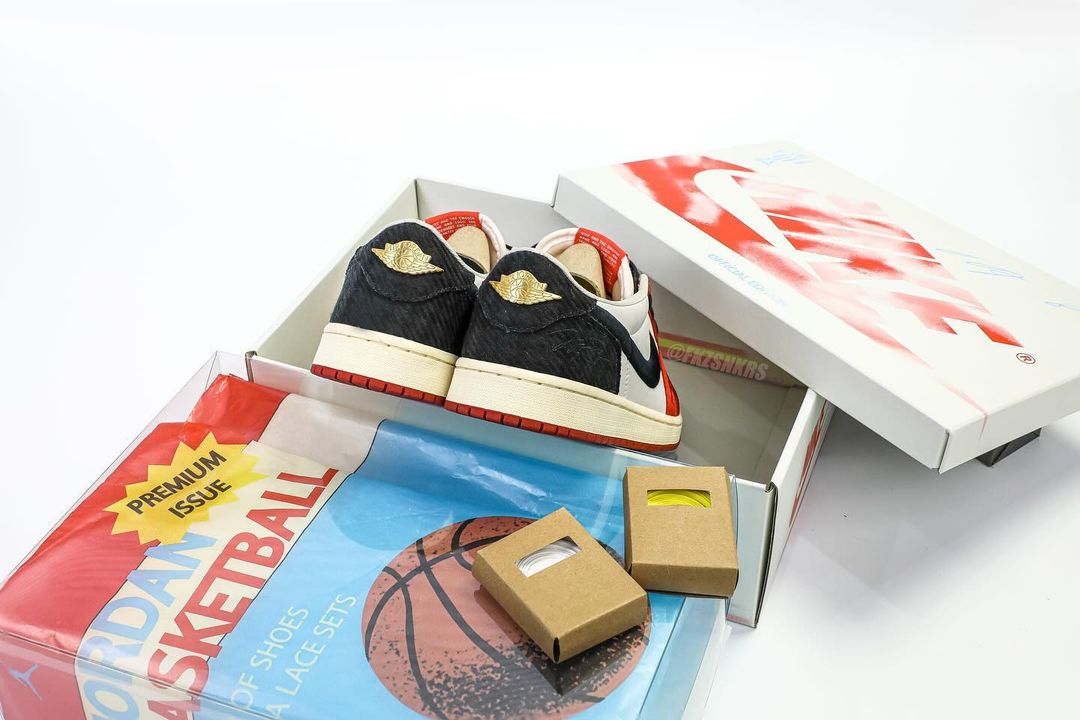 【国内 2024年 3/21 発売】Trophy Room × NIKE AIR JORDAN 1 LOW SP “Black/Sail” “Sail/Black/Vrsity Red” (トロフィールーム ナイキ エア ジョーダン 1 ロー SP “ブラック/セイル” “セイル/ブラック/バーシティレッド”) [FN0432-017/FN0432-100]