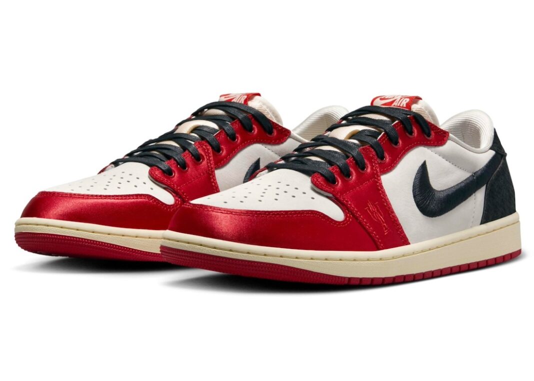 【国内 2024年 3/21 発売】Trophy Room × NIKE AIR JORDAN 1 LOW SP “Black/Sail” “Sail/Black/Vrsity Red” (トロフィールーム ナイキ エア ジョーダン 1 ロー SP “ブラック/セイル” “セイル/ブラック/バーシティレッド”) [FN0432-017/FN0432-100]