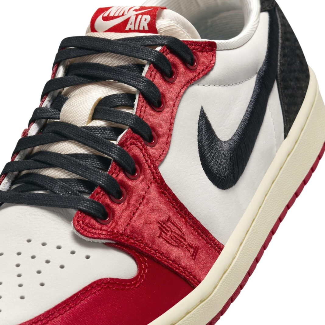 【国内 2024年 3/21 発売】Trophy Room × NIKE AIR JORDAN 1 LOW SP “Black/Sail” “Sail/Black/Vrsity Red” (トロフィールーム ナイキ エア ジョーダン 1 ロー SP “ブラック/セイル” “セイル/ブラック/バーシティレッド”) [FN0432-017/FN0432-100]