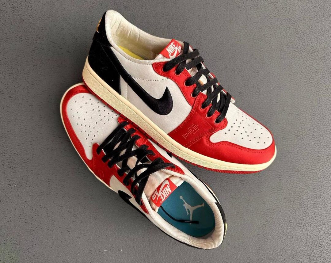 【国内 2024年 3/21 発売】Trophy Room × NIKE AIR JORDAN 1 LOW SP “Black/Sail” “Sail/Black/Vrsity Red” (トロフィールーム ナイキ エア ジョーダン 1 ロー SP “ブラック/セイル” “セイル/ブラック/バーシティレッド”) [FN0432-017/FN0432-100]