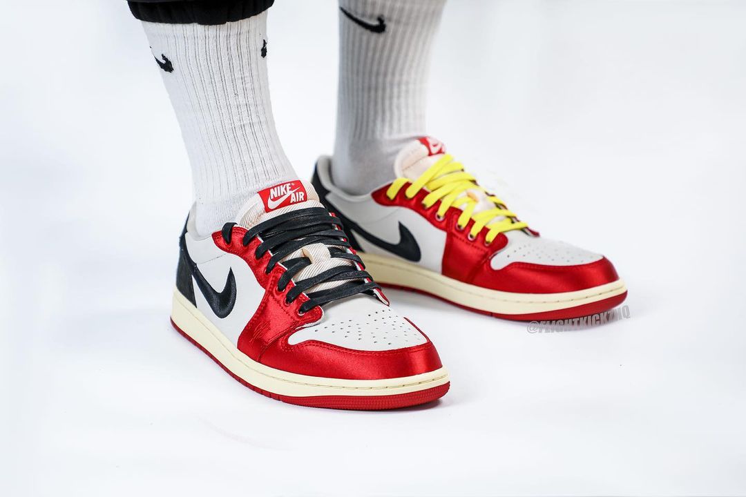 【国内 2024年 3/21 発売】Trophy Room × NIKE AIR JORDAN 1 LOW SP “Black/Sail” “Sail/Black/Vrsity Red” (トロフィールーム ナイキ エア ジョーダン 1 ロー SP “ブラック/セイル” “セイル/ブラック/バーシティレッド”) [FN0432-017/FN0432-100]