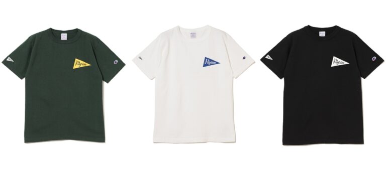 Champion × Pilgrim Surf+Supply / Team Crew Teeが6月上旬発売