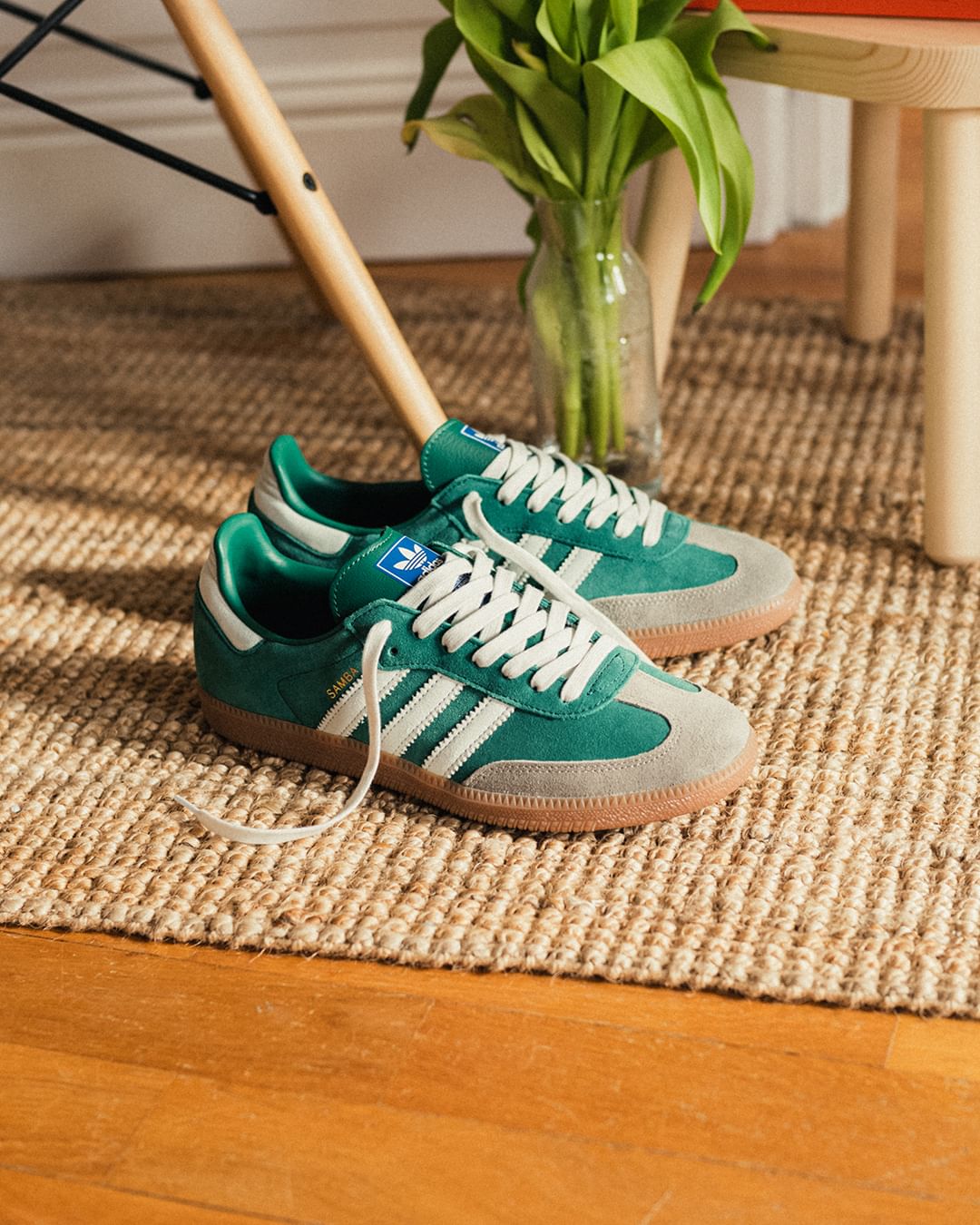 【国内 5/12 発売】アディダス オリジナルス サンバ “カレッジグリーン/ホワイト” (adidas Originals SAMBA OG “College Green/FTWR White”) [ID2054]