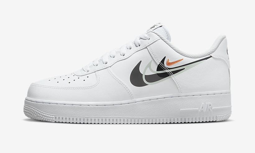 2023年 発売予定！ナイキ エア フォース 1 ロー “マルチスウッシュ/ホワイト” (NIKE AIR FORCE 1 LOW “Multi-Swoosh/White”) [FN7807-100]