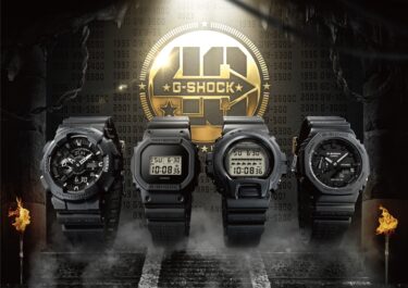 歴代モデルの型番をバンドに刻んだG-SHOCK 40周年記念モデル「REMASTER BLACK」シリーズが5/13 発売 (Gショック ジーショック)