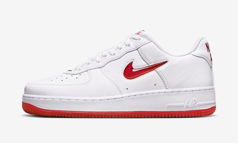 【国内 7/7 発売予定】ナイキ エア フォース 1 ロー ジュエル “ホワイト/ユニバーシティレッド” (NIKE AIR FORCE 1 LOW JEWEL “White/University Red”) [FN5924-101]