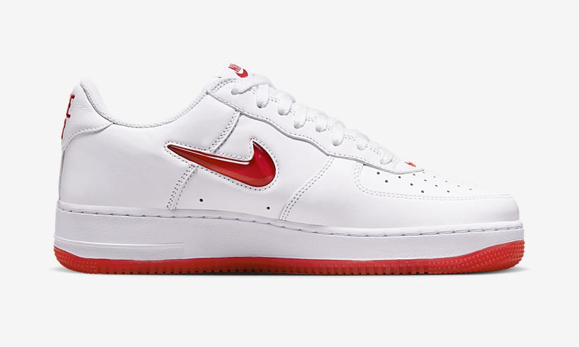 【国内 7/7 発売予定】ナイキ エア フォース 1 ロー ジュエル “ホワイト/ユニバーシティレッド” (NIKE AIR FORCE 1 LOW JEWEL “White/University Red”) [FN5924-101]