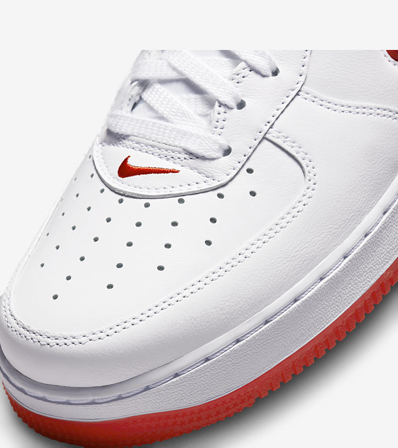 【国内 7/7 発売予定】ナイキ エア フォース 1 ロー ジュエル “ホワイト/ユニバーシティレッド” (NIKE AIR FORCE 1 LOW JEWEL “White/University Red”) [FN5924-101]