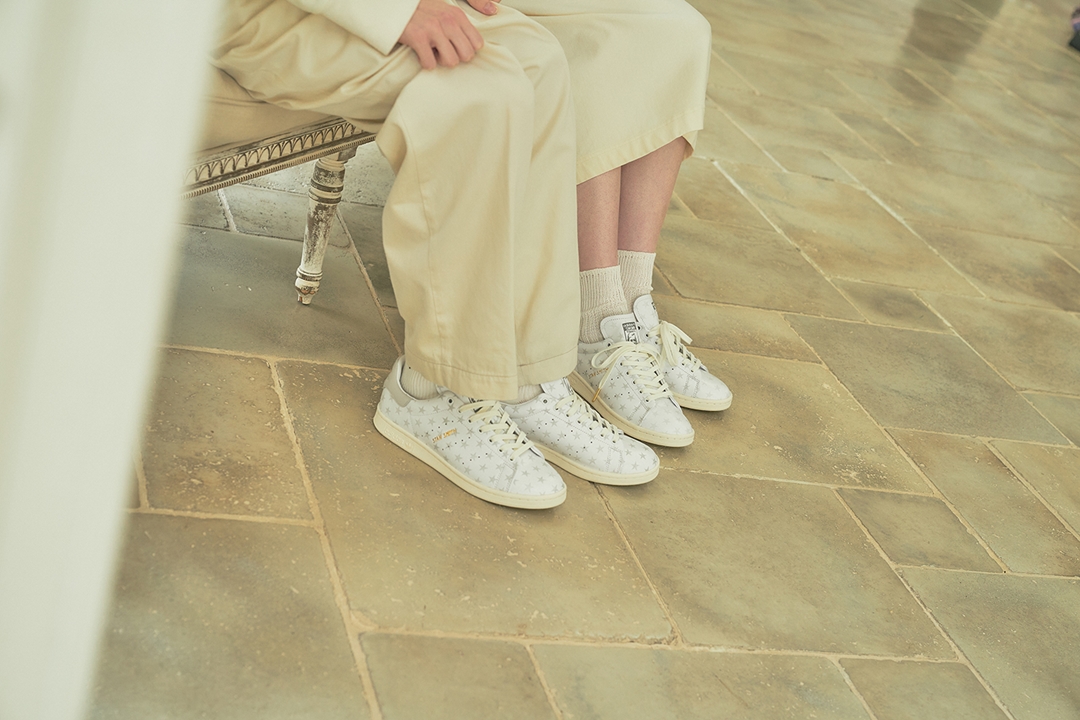 【国内 4/18、4/25 発売】atmos × adidas Originals STAN SMITH LUX “Star Print/White” (アトモス アディダス オリジナルス スタンスミス ラックス “スタープリント/ホワイト”) [IF9990]